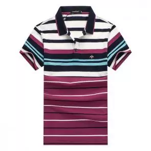 shark hommes t-shirt polo shirt summer lapel stripe honeybee embroidery purple